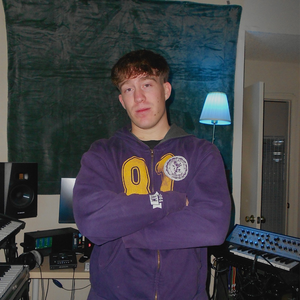 Daniel DeVore in the studio